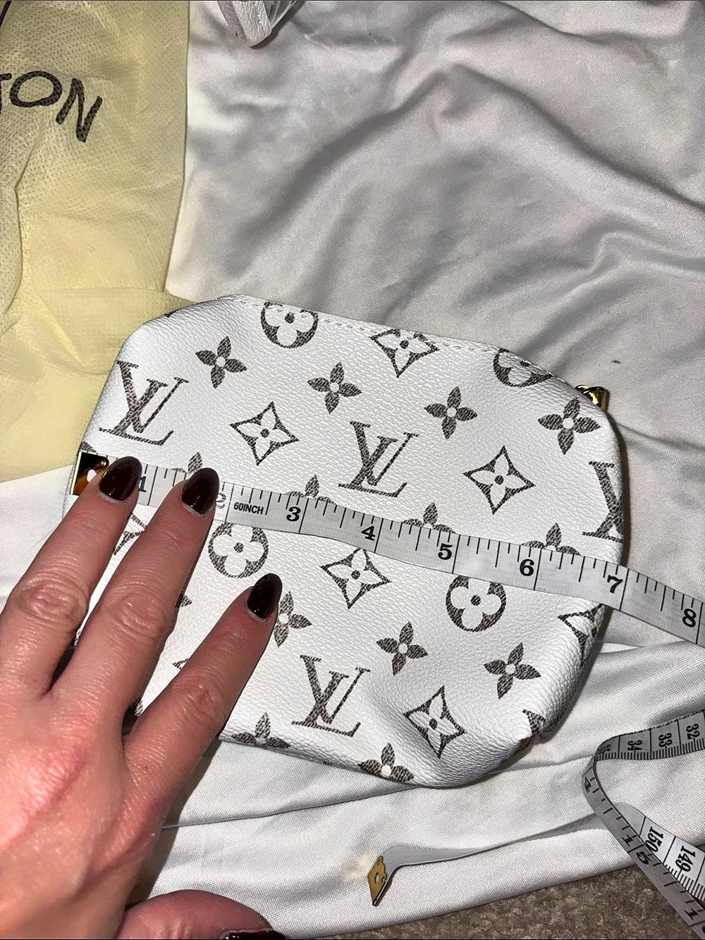Monogram Clear Tote with Pouch - Picture 10 of 11